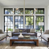 נברשת ספוטניק עם זכוכית בועה מפוצלת