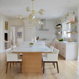 נברשת ספוטניק עם זכוכית בועה מפוצלת