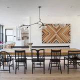 נברשת ספוטניק עם זכוכית בועה מפוצלת