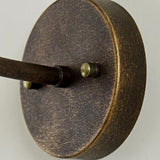 Alessio קערה כפרית בצורת פליז עתיק IP65 מנורת קיר חיצונית עמידה למים