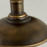 Alessio קערה כפרית בצורת פליז עתיק IP65 מנורת קיר חיצונית עמידה למים