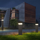 אור תעשיה עיצוב LED מנורת חוץ מלבנית מתכת חיצונית