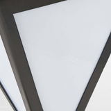 אור עיצוב מודרני LED מנורת חוץ מתכת אקריליק שחור חוץ