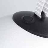 Minori Design מנורת תלייה LED ענן חלב לבן מתכת/גינה אקרילית