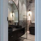 פמוטי קיר מזכוכית אומנותית