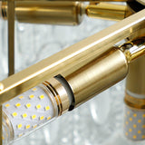 דפוס דקורטיבי נברשת זכוכית עגולה