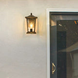 גוון זכוכית עמיד למים חווה מנורת קיר חיצונית