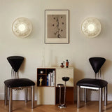 גוף תאורה קיר מודרני עשוי שרף בצבע חלב קפה