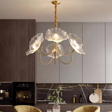 נברשת פרחים מזכוכית מוראנו