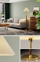 מנורת רצפת נייר אורז מודרנית