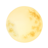 אור תליון גן בצורת ירח