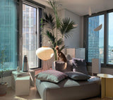 מנורת רצפת נייר אורז