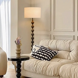 מנורת רצפה מעץ Japandi