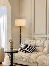 מנורת רצפה מעץ Japandi