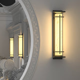 פמוט קיר חיצוני מרובע אור קיר