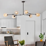 נברשת ספוטניק עם זכוכית בועה מפוצלת