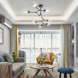 נברשת ספוטניק עם זכוכית בועה מפוצלת