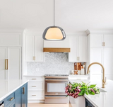 אור תליון ג'לי מזכוכית חלב מודרנית