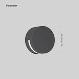 מנורת קיר חיצונית עמידה למים מזכוכית עגולה מודרנית IP65