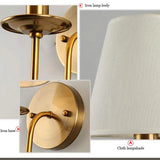 מנורת קיר מבד E14