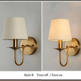 מנורת קיר מבד E14