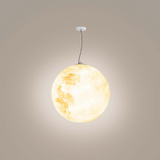 Elif מודרני LED מנורת תליון מנורת זהב מתכת שרף אולם חיצוני