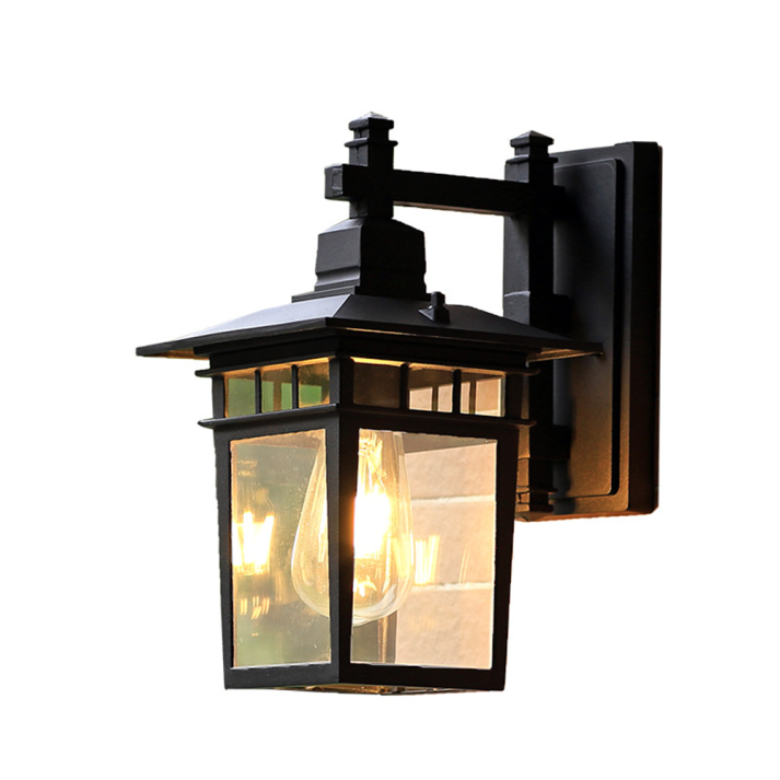 מנורת קיר חיצונית Alessio Black Deco