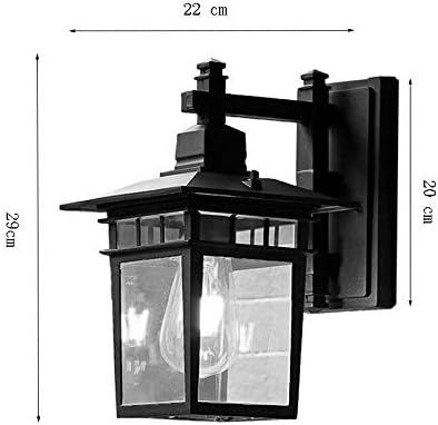 מנורת קיר חיצונית Alessio Black Deco